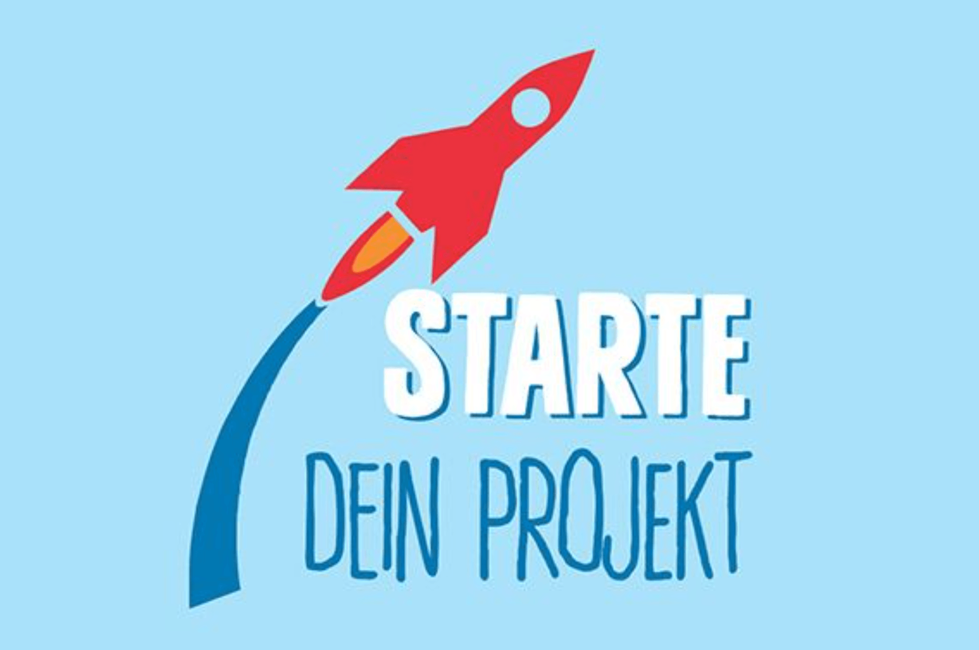 Starte dein Projekt Logo in Farbe